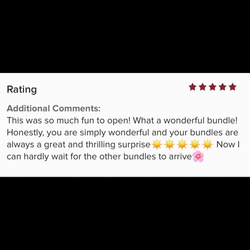 Thank you 🌟🌟🌟🌟🌟